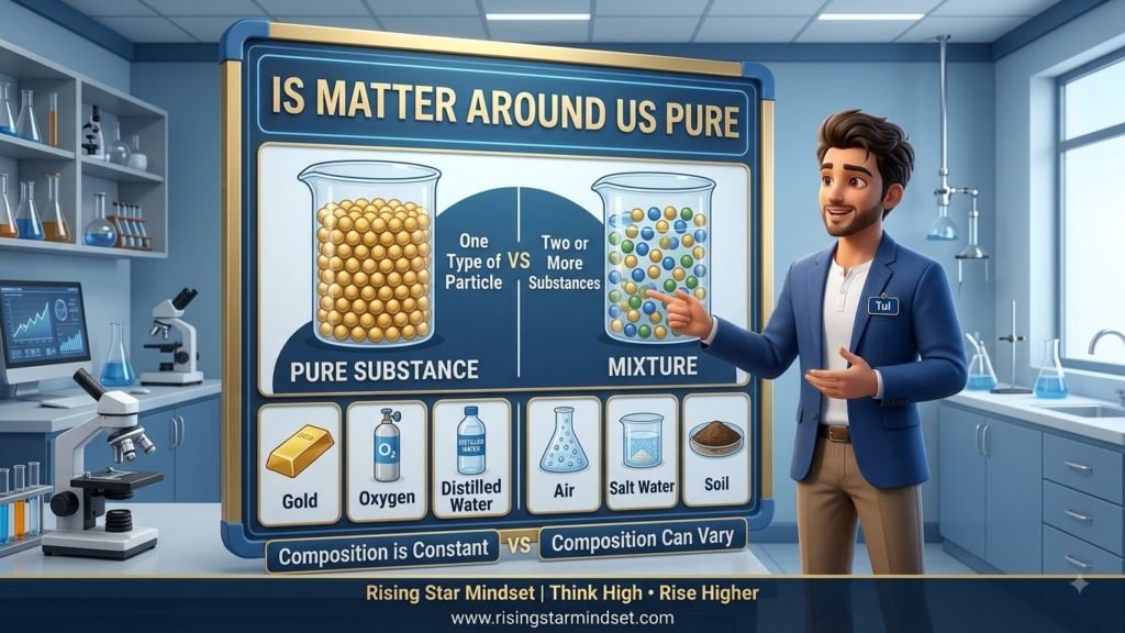 Is Matter Around Us Pure