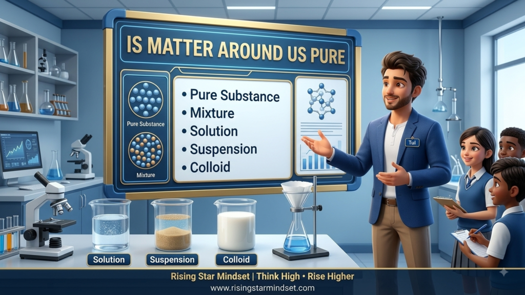 Is Matter Around Us Pure