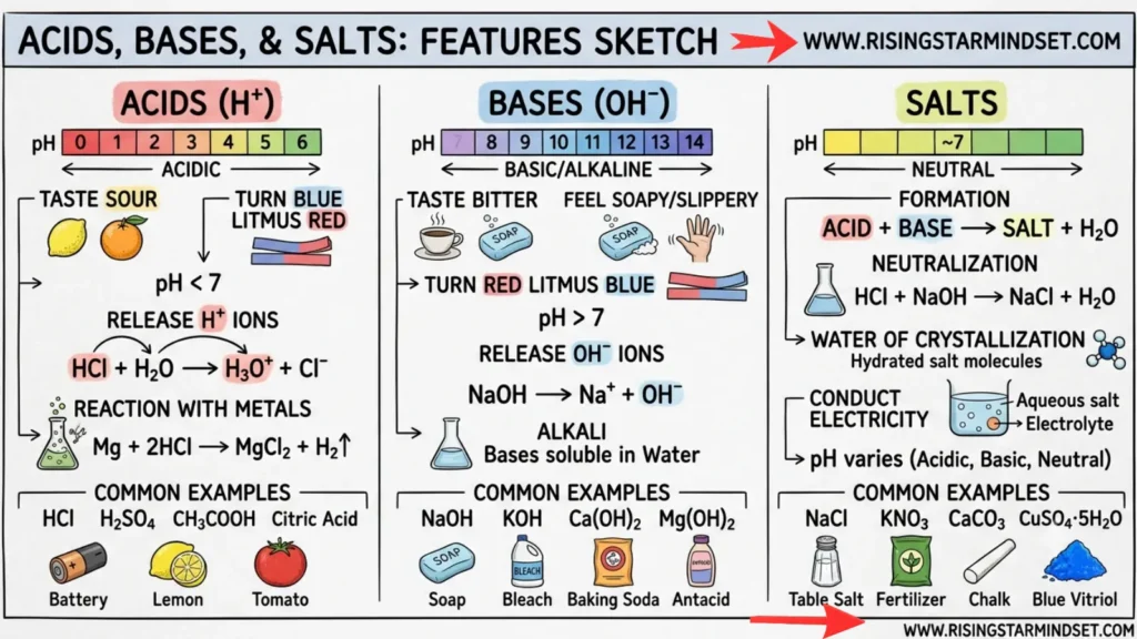 Class 10 Science Acid Bases and Salts