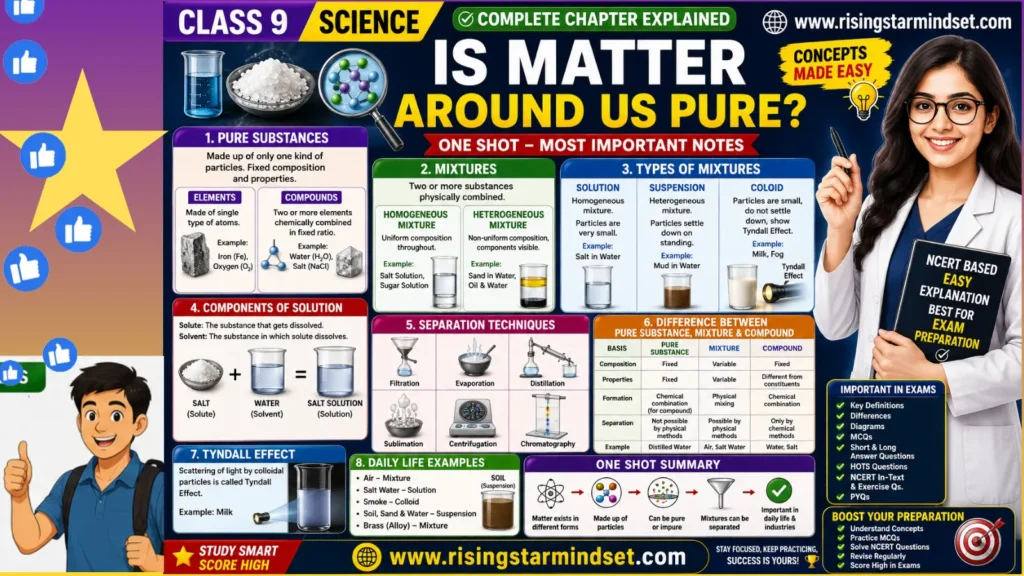 Is Matter Around Us Pure
