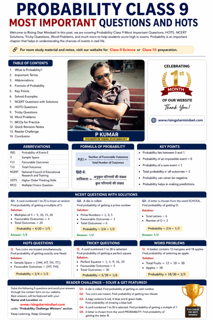 Probability Class 9