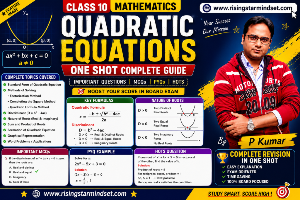 Quadratic Equations Class 10