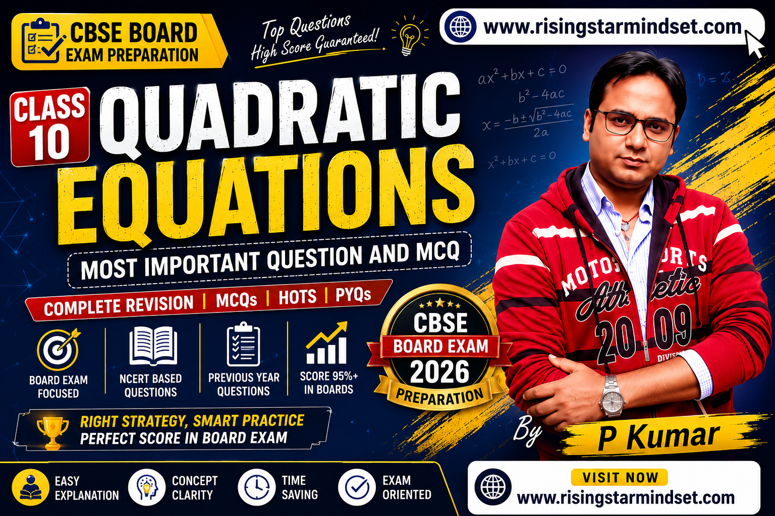 Quadratic Equations Class 10