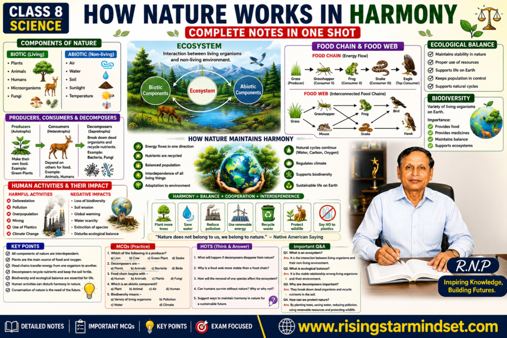 How Nature Works in Harmony Class 8