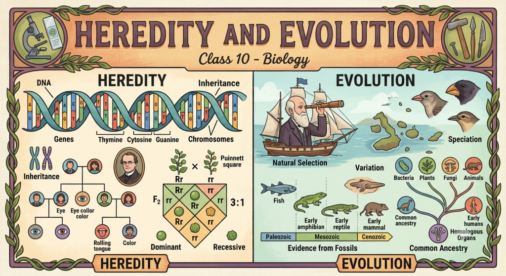 Heredity and Evolution Class 10