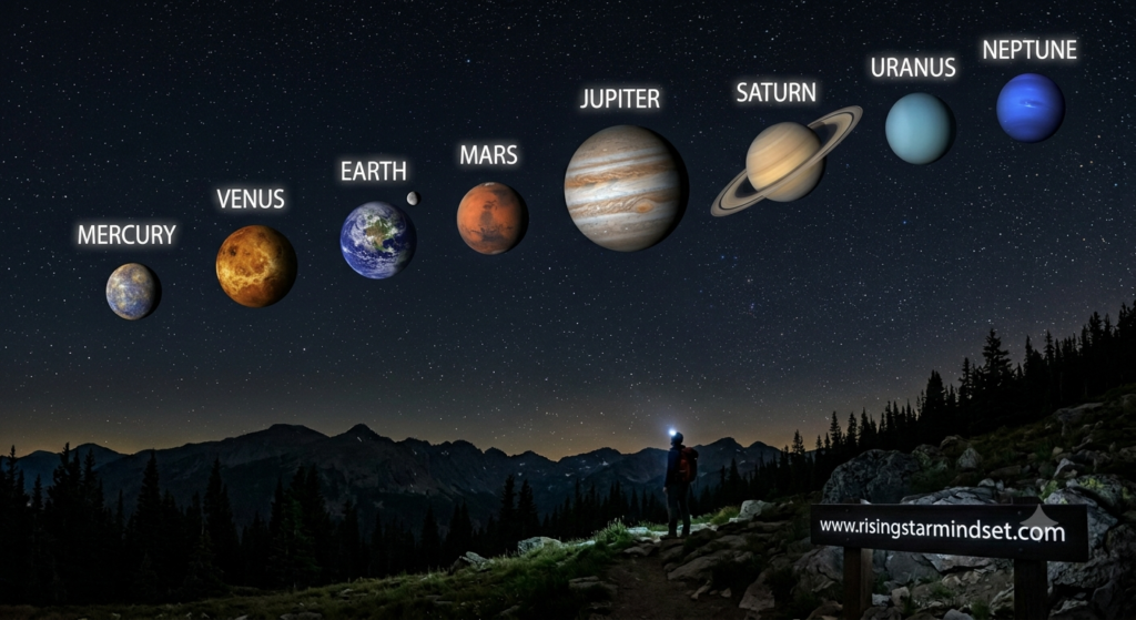 Eight Planets of the Solar System