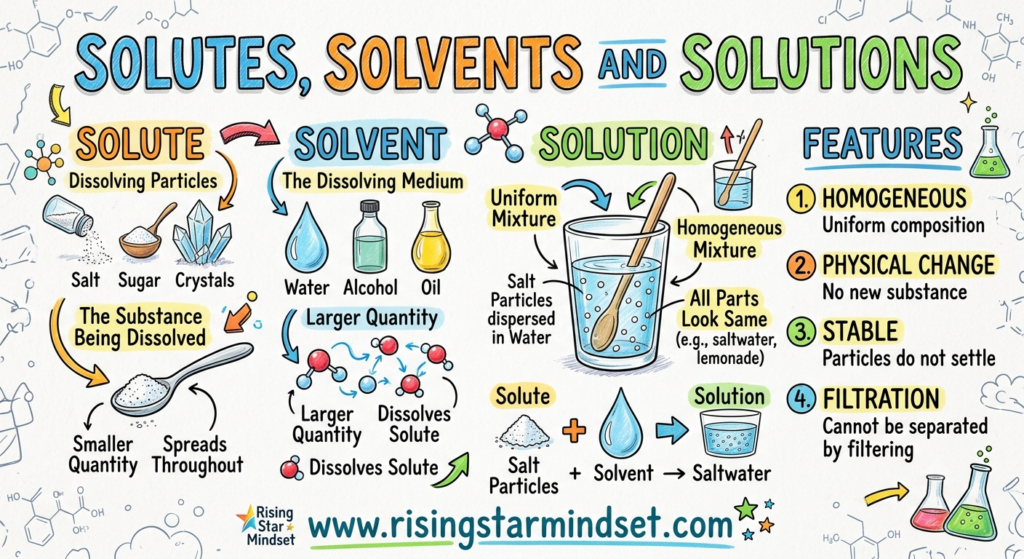 Amazing World of Solute Solvents and Solutions Class 8