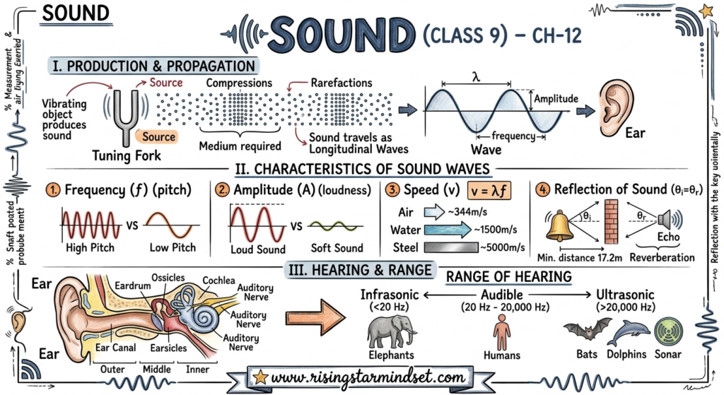 Sound Class 9 Notes