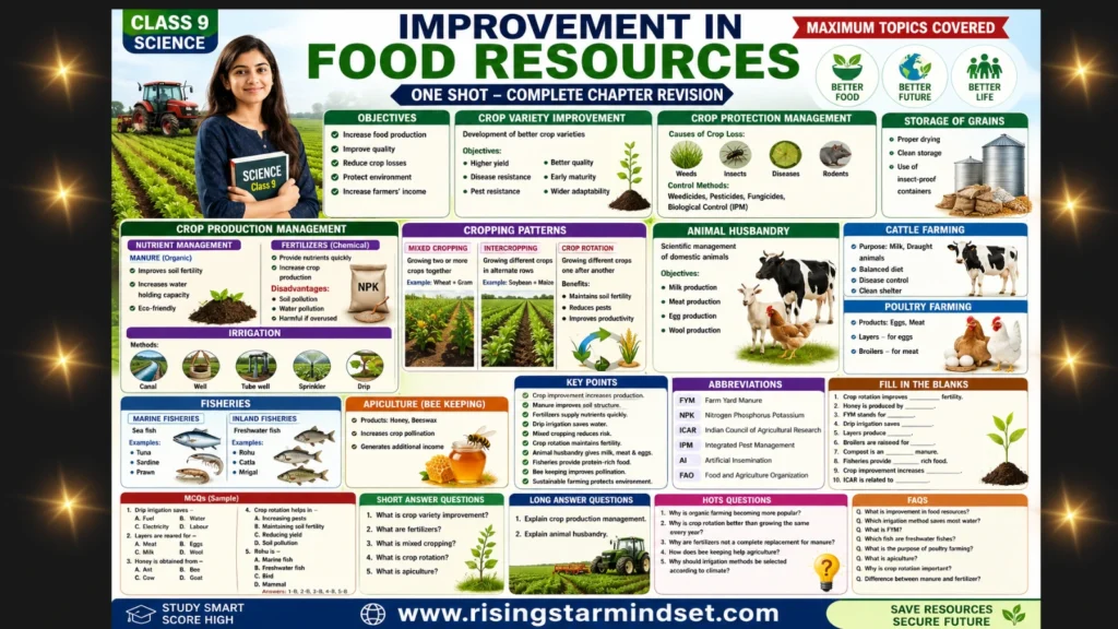 Improvement in Food Resources Class 9
