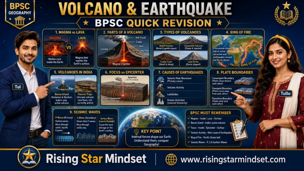 Volcano and Earthquake