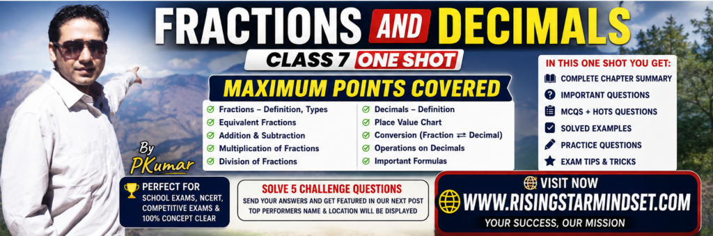 Fractions and Decimals