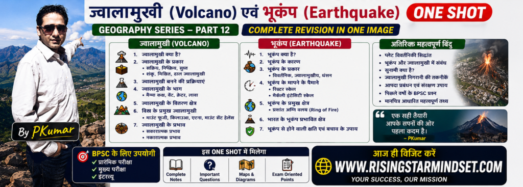 Volcano and Earthquake