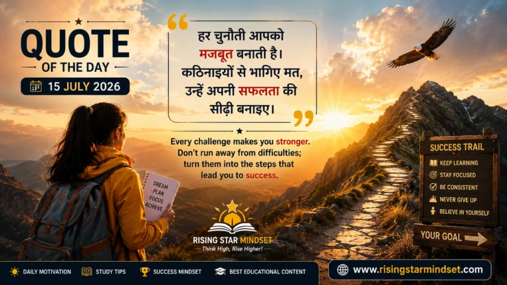 Quote of the Day –15 July 2026