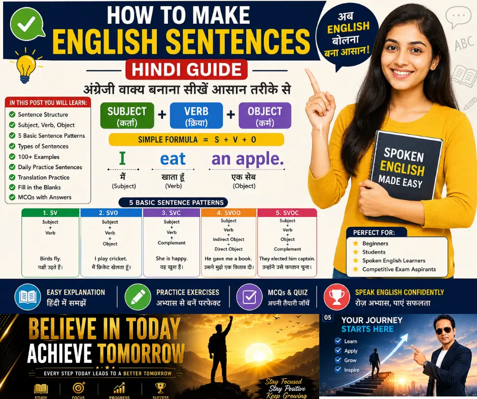 How to Make English Sentences