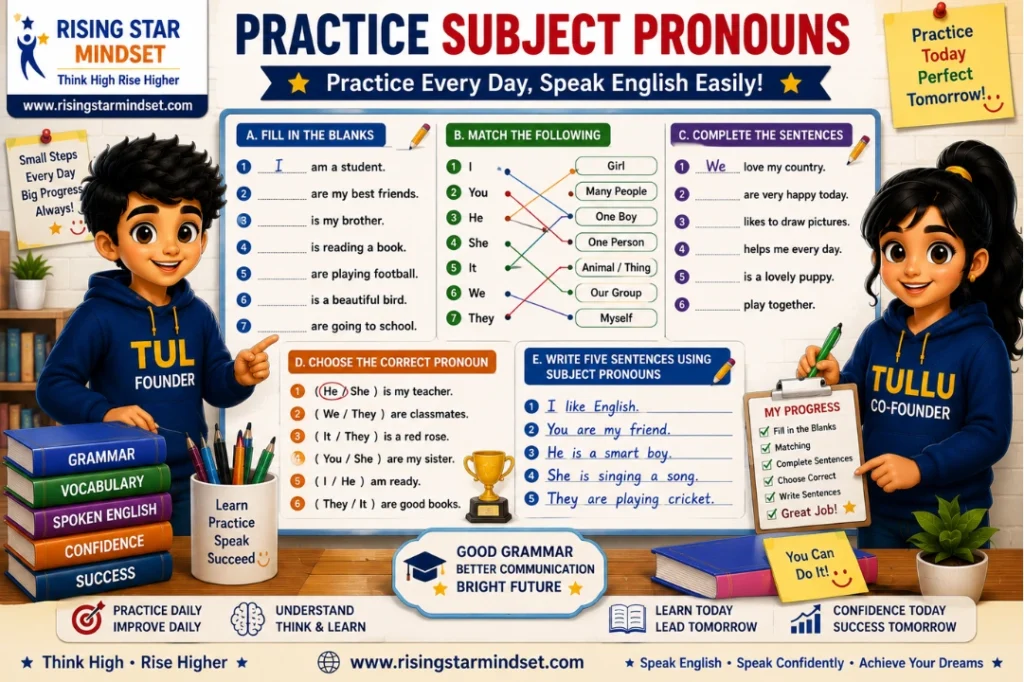 How to Use Subject Pronouns Correctly in English