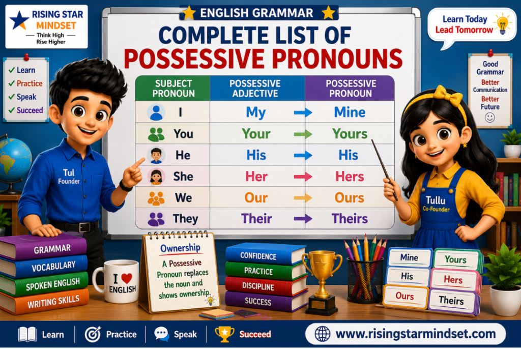 Use Possessive Pronouns