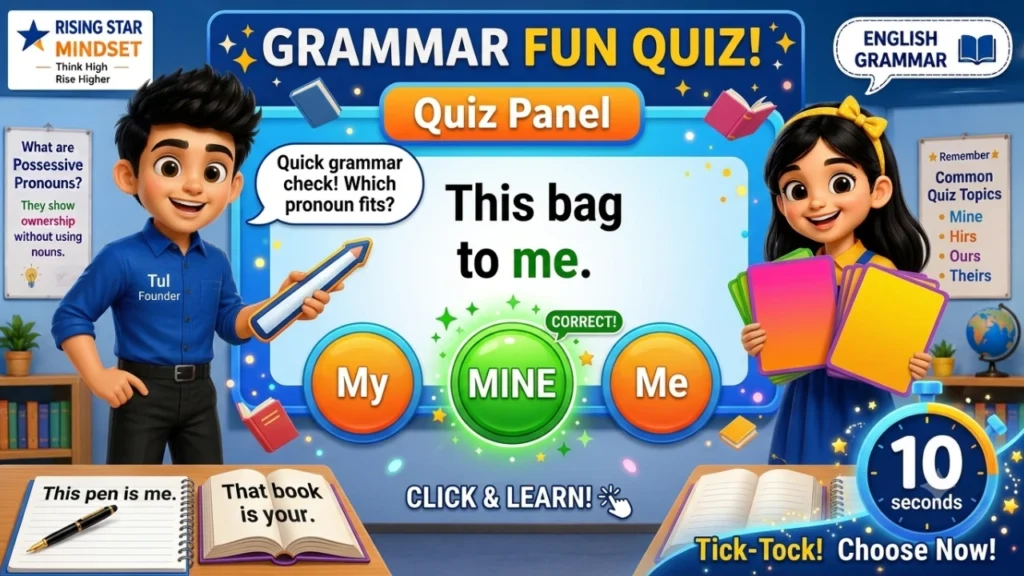 Use Possessive Pronouns