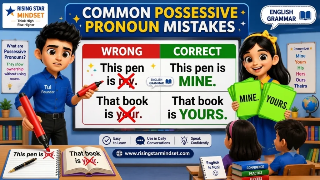 Use Possessive Pronouns