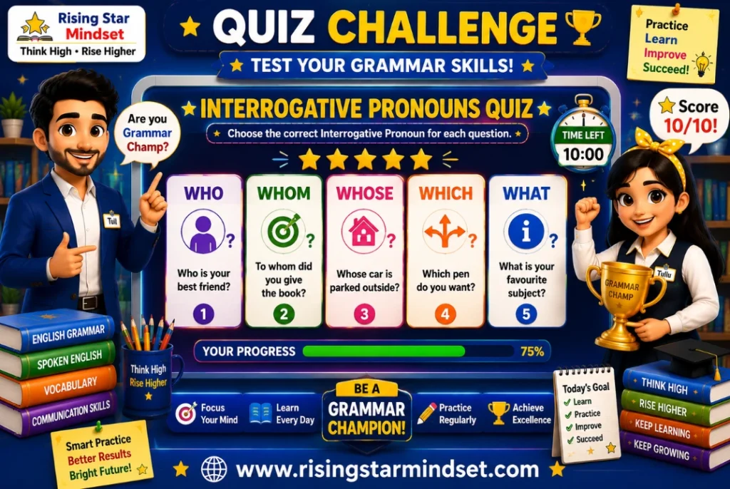 Use Interrogative Pronouns