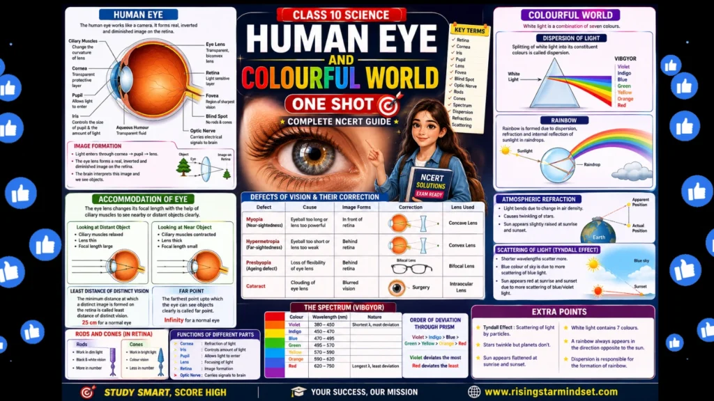 Human Eye and Colourful World Class 10