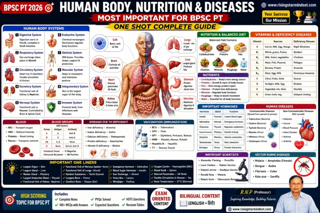 Human Body Nutrition Diseases