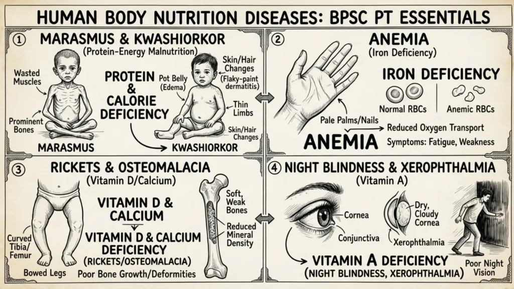 Human Body Nutrition Diseases