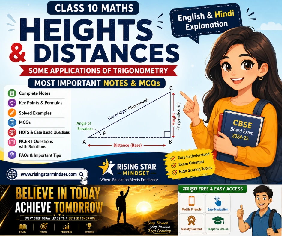 Heights and Distances Class 10