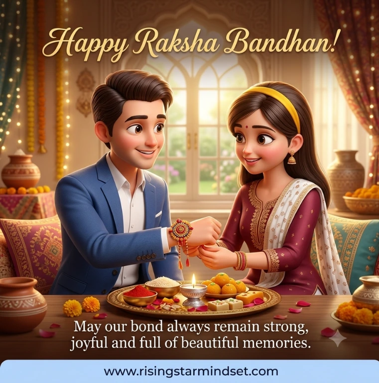 Happy Raksha Bandhan 2026 wishes for brother and sister