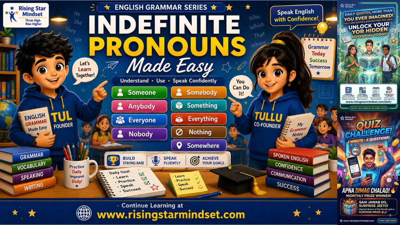 Indefinite Pronouns in English