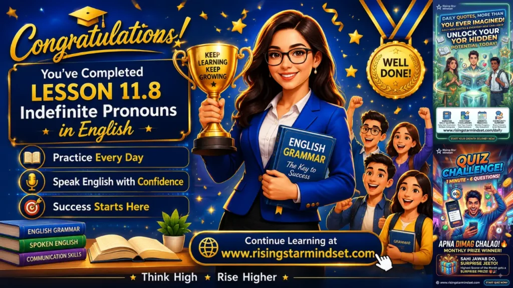 Indefinite Pronouns in English