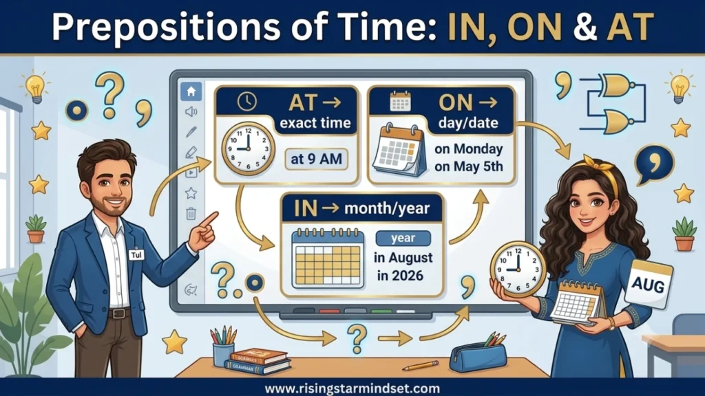 Prepositions in English