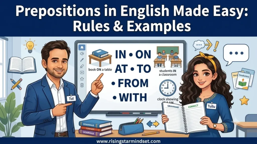 Prepositions in English