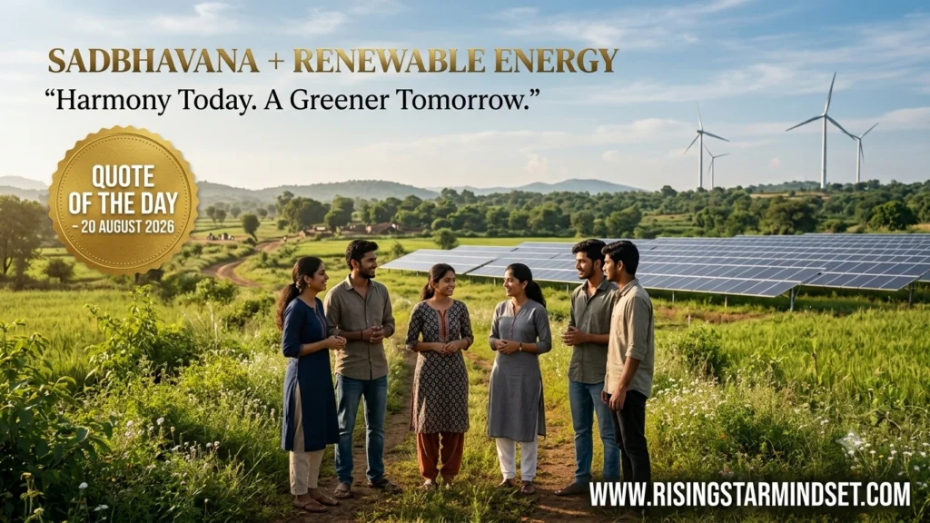 Sadbhavana & Renewable Energy