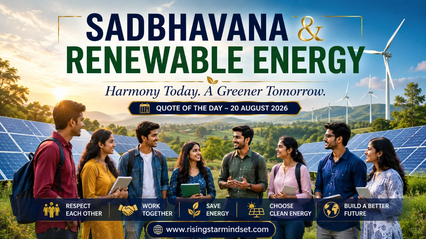 Sadbhavana & Renewable Energy