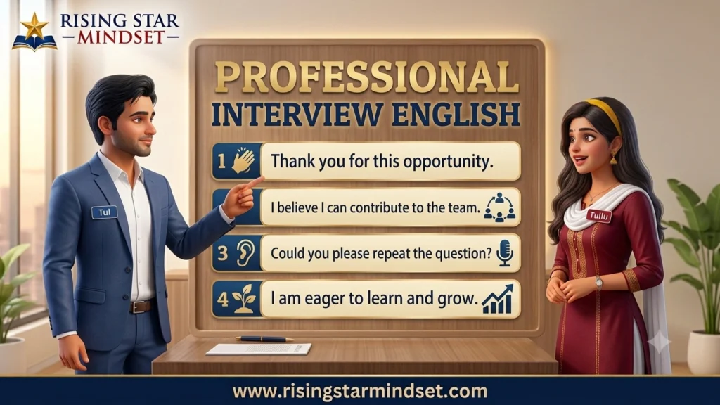 How to Speak English in a Job Interview