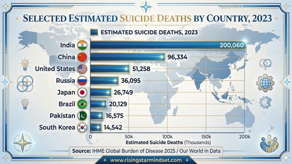 How Many People Die by Suicide Worldwide?