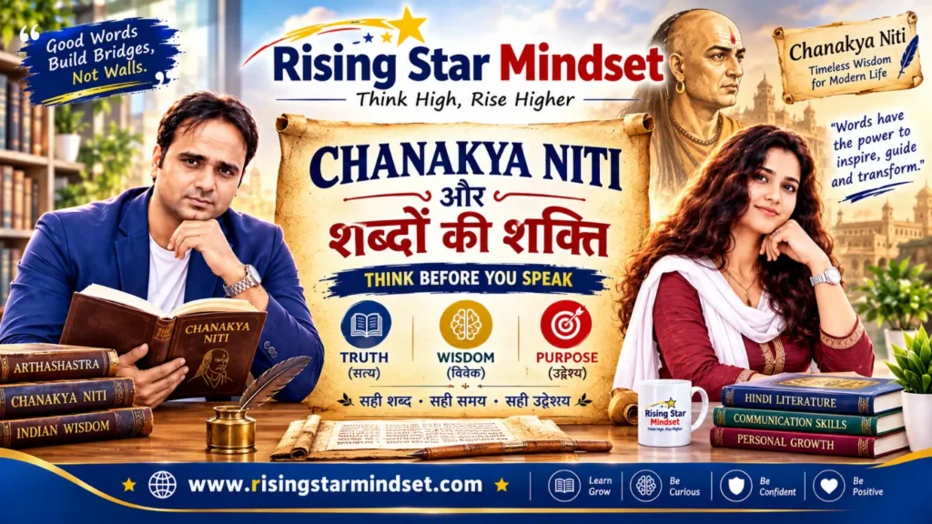 . Chanakya Niti हमें शब्दों के बारे में क्या सिखाती है?