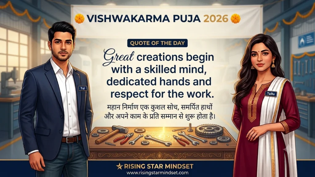 Quote of the Day – Vishwakarma Jayanti 2026