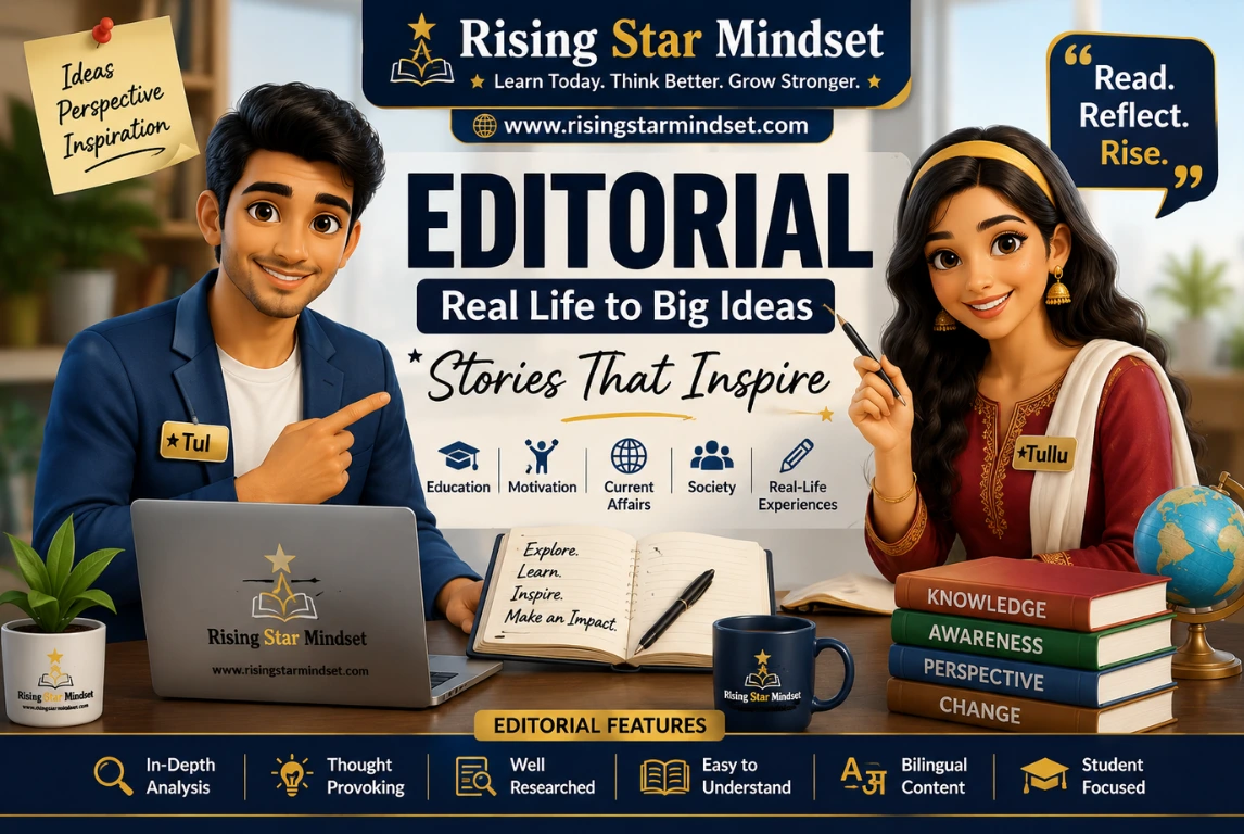 From Real Life to Big Ideas EDITORIAL
