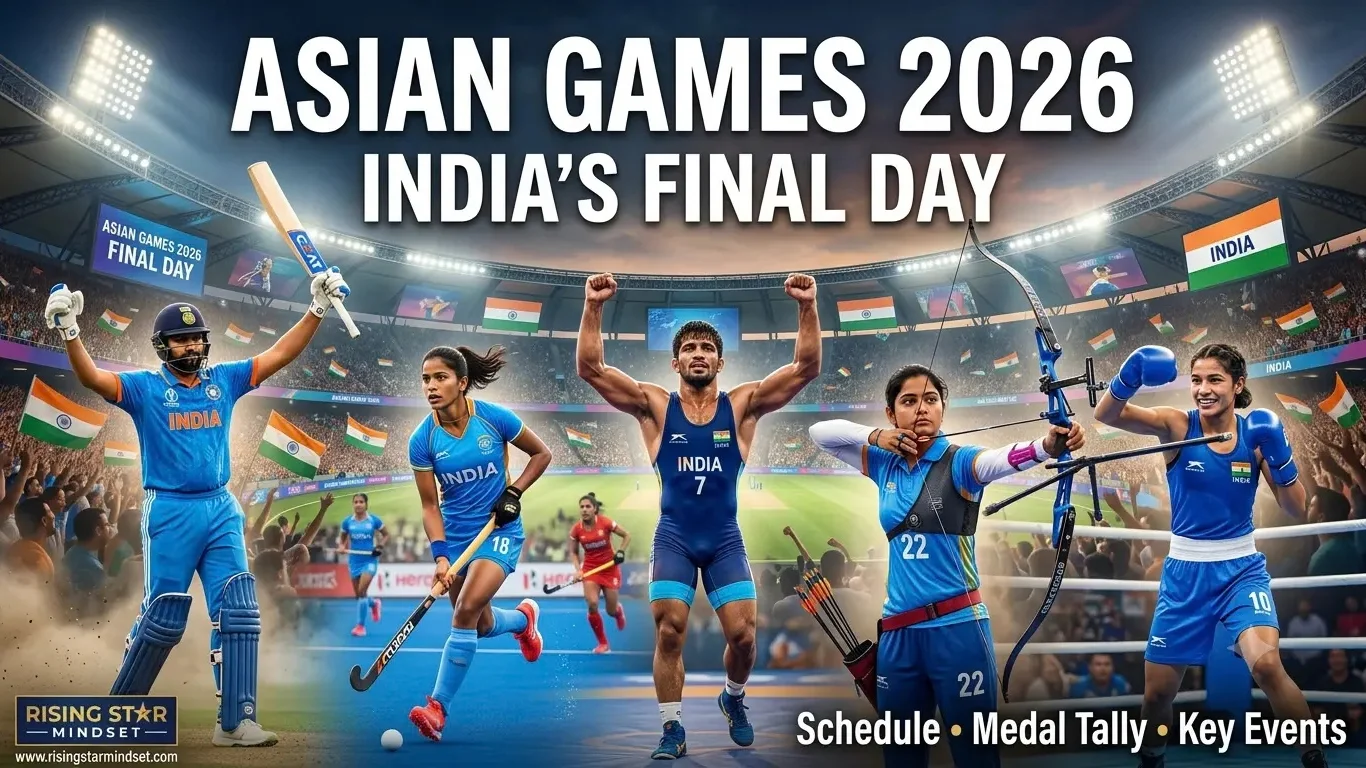 Asian Games 2026: What You Need to Know About India’s Final Day